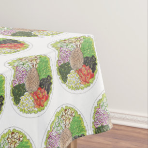 Nappe Thon Nicoise Salade Oeufs Tomates Olives Pommes de