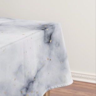 Nappe Tiny Gold Confetti Black and Marbre blanc Stone