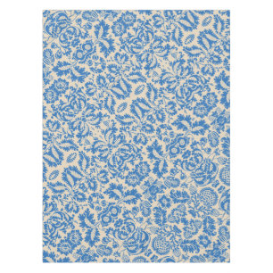 Nappe Tissu brocart damassé fleur de Venise de William M