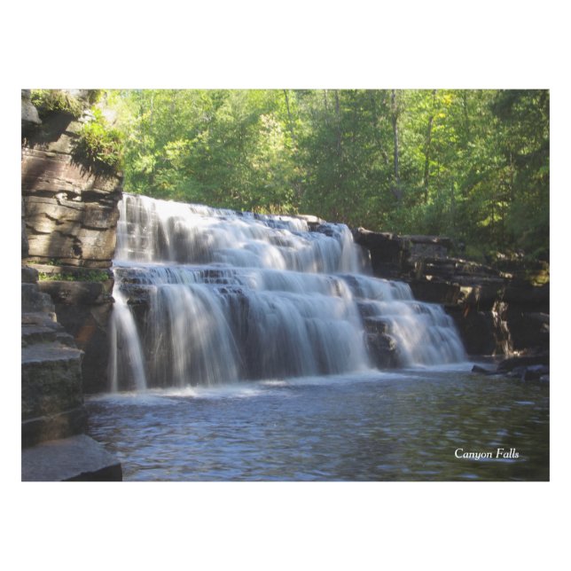 Nappe Tissu de table Canyon Falls (Devant (Horizontal))