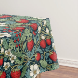 Nappe Tissu de table de patchs fraises