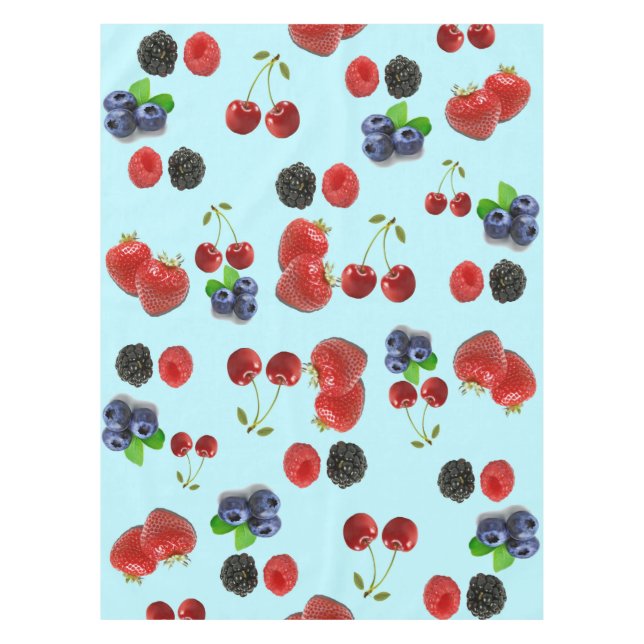 Nappe Tissu de table de texture Berry (Devant)