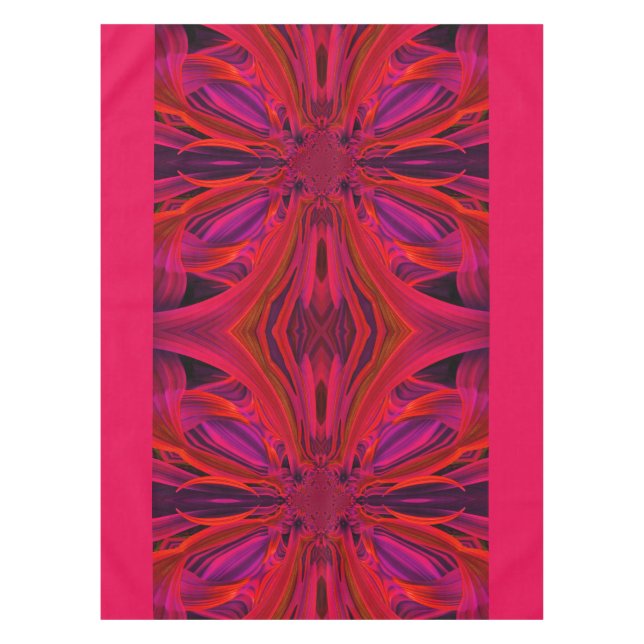 Nappe Tissu de table Feuille rouge (Devant)