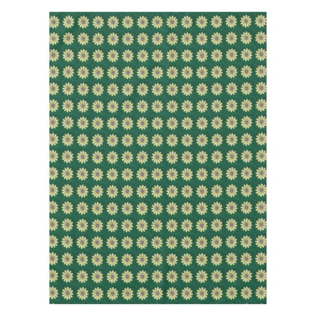 Nappe Tissu de table - Marguerites jaunes (Devant)