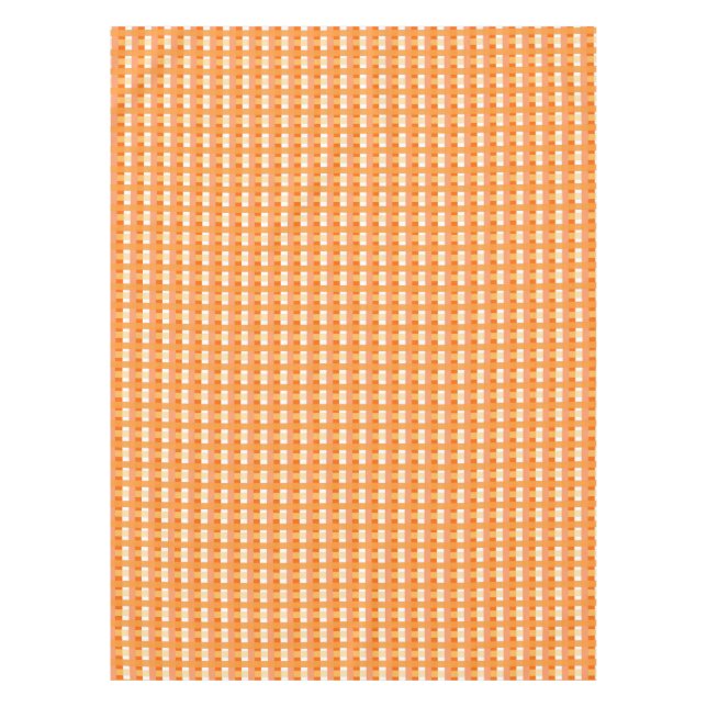 Nappe Tissu de table orange personnalisé (Devant)