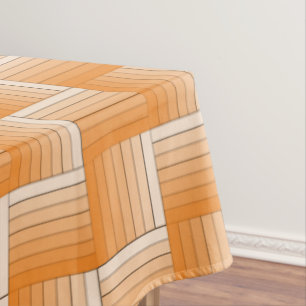 Nappe Tissu de table - Tissu de ruban orange ombragé
