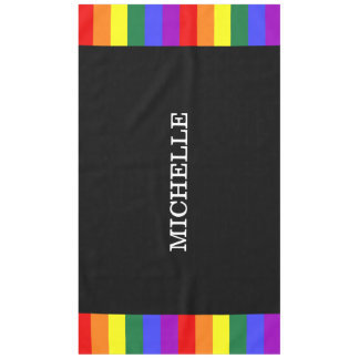 Nappe Toalha de Mesa Orgulho Gay Rainbow Personalizado