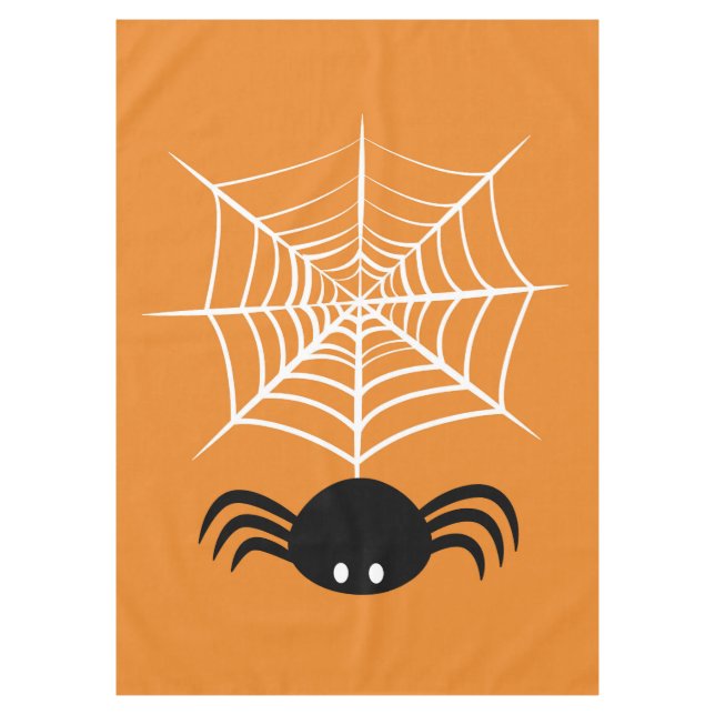 Nappe Toile d'araignée Halloween (Devant)