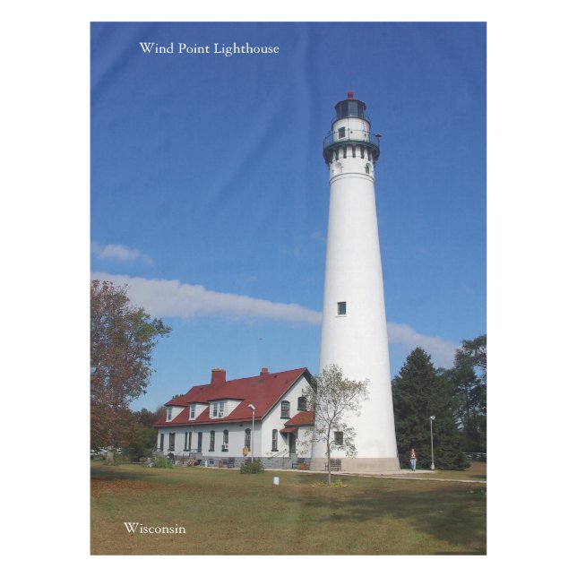 Nappe Toile de table Wind Point Lighthouse (Devant)