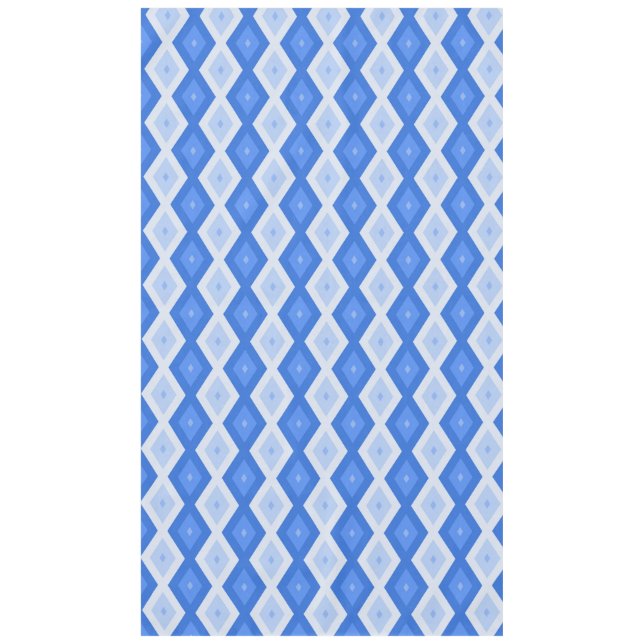 Nappe Tons de motif de diamant bleu (Devant)