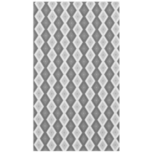Nappe Tons de motif de diamant gris