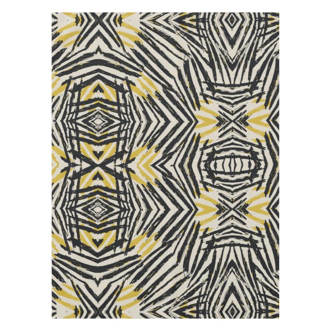 Nappe Touches de couleur vives et lignes dynamiques (Devant)