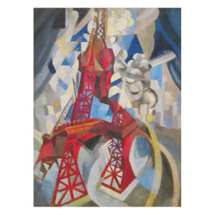 Nappe Tour Eiffel Delaunay Cubiste Abstraite peinture