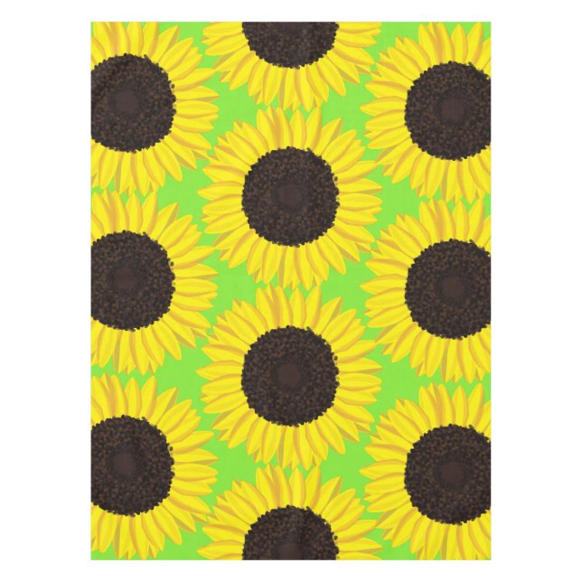 Nappe Tournesol fête d'anniversaire (Devant)