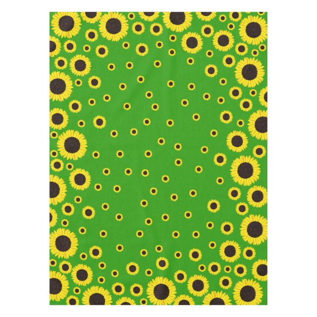 Nappe Tournesol fête d'anniversaire (Devant)