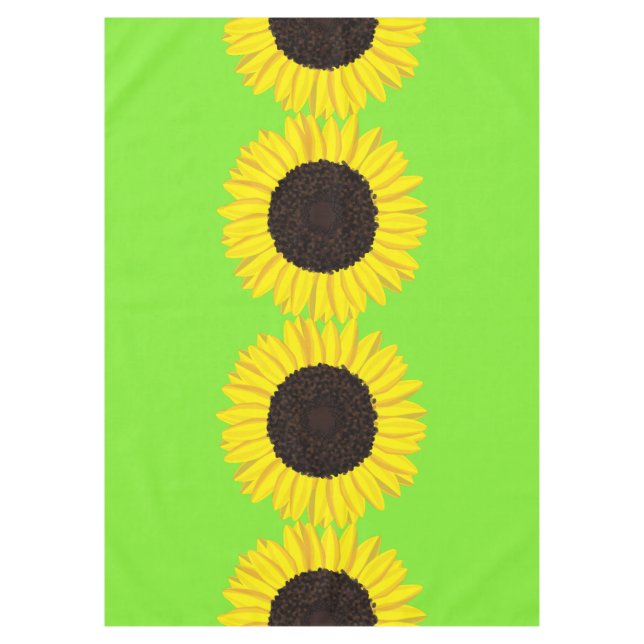 Nappe Tournesol fête d'anniversaire (Devant)
