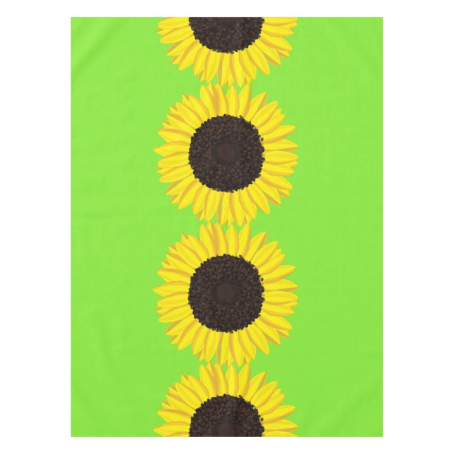 Nappe Tournesol fête d'anniversaire (Devant)