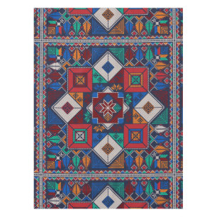 Nappe Traditionnel Palestine Broderie tatreez coloré