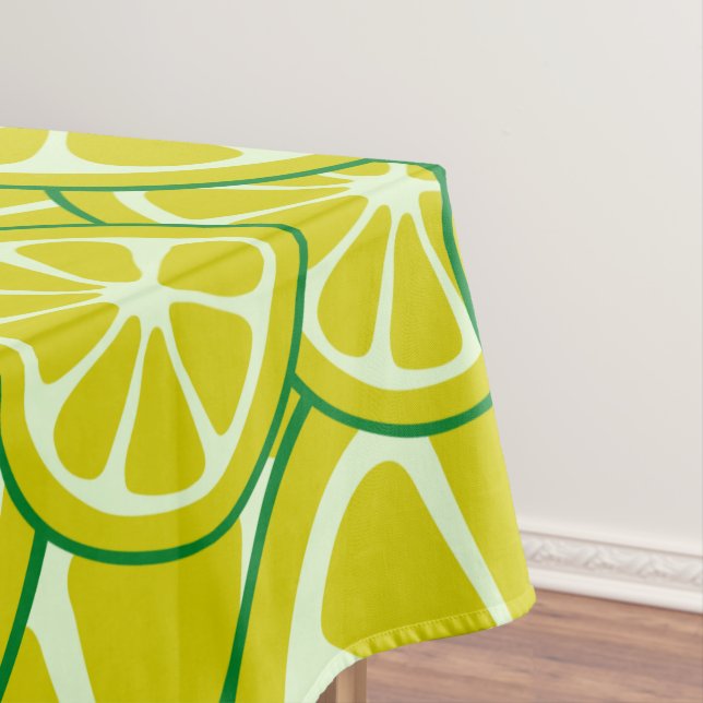 Nappe Tranche de citron fruit citrique art jaune citron  (In Situ)