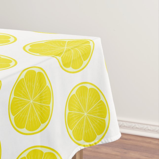 Nappe Tranche de citron jaune Méditerranéen Botanique (In Situ)
