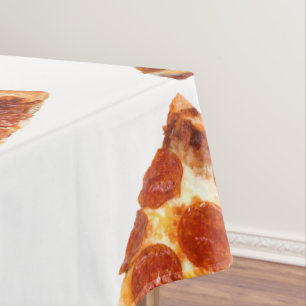 Nappe tranche de pizza pepperoni classique de SlipperyJo