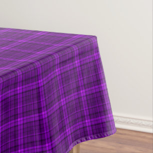 Nappe Très belle à damiers motif de violet