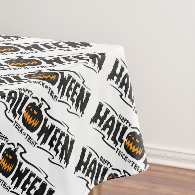 Nappe Trick ou traitement Halloween Jack-O-Lanterns (In Situ)