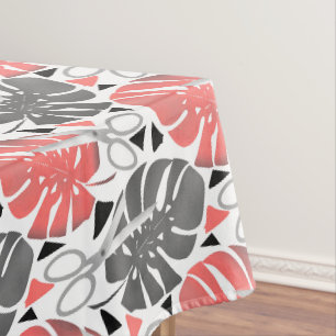 Nappe Tropical print monstera leaves scissors jungle exo