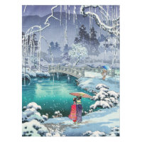 Tsuchiya Koitsu - Neige de printemps à Maruyama