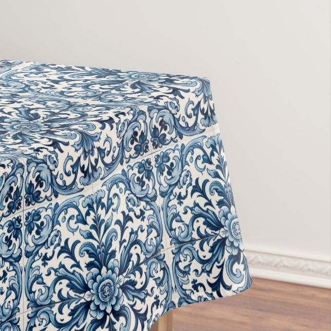 Nappe Tuile bleue portugaise (In Situ)