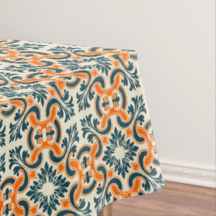 Nappe Tuile bleue portugaise