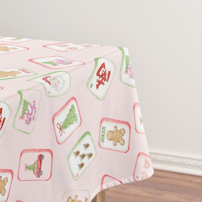 Nappe Tuiles de Mahjong de Noël (In Situ)