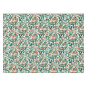 Nappe Tulipe Paon Pivoine Pastel Crocus Motif William Mo
