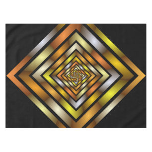 Nappe Tunnel lumineux coloré Trippy Fractal Graphisme