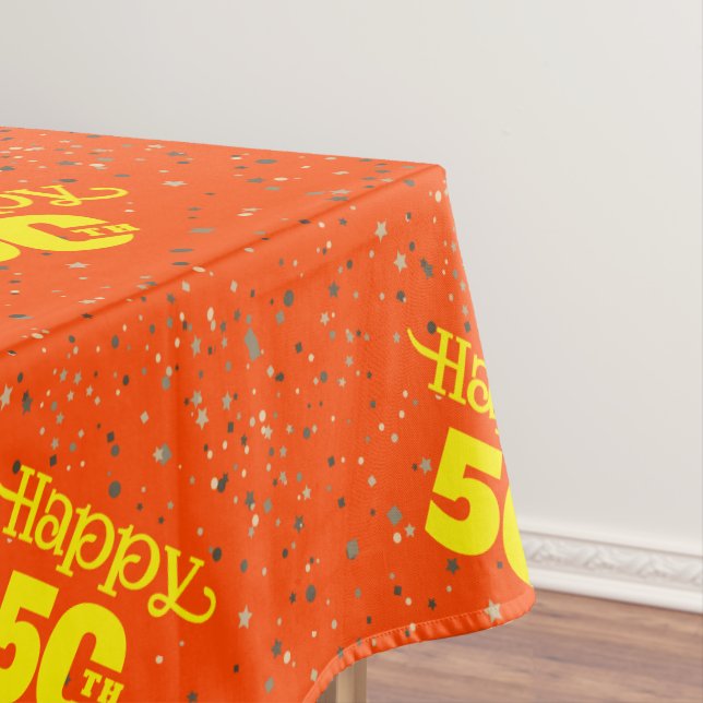 Nappe TYPOGRAPHIE JAUNE 50e anniversaire (In Situ)
