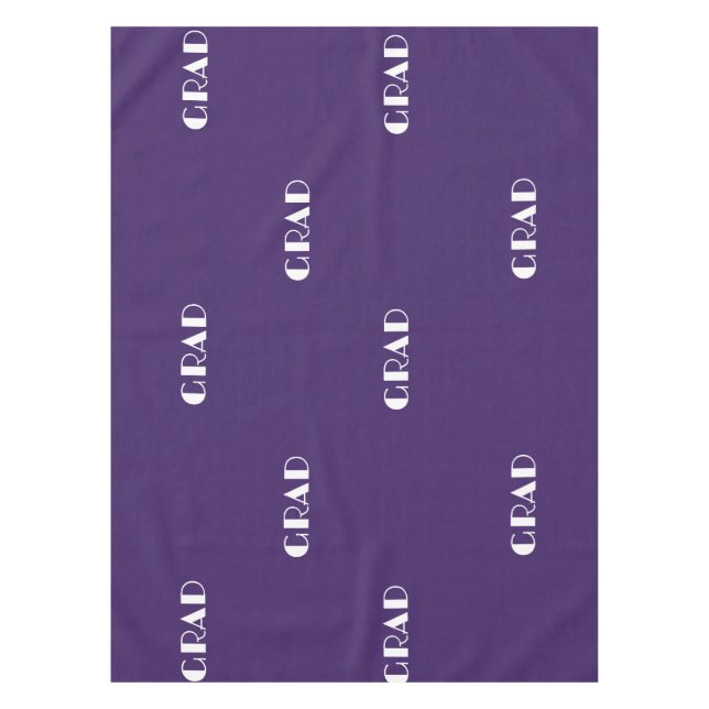 Nappe Typographie violette élégante (Devant)
