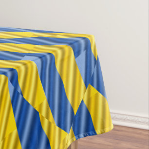 Nappe Ukraine Inspiration Bleu et Jaune Moderne Élégant
