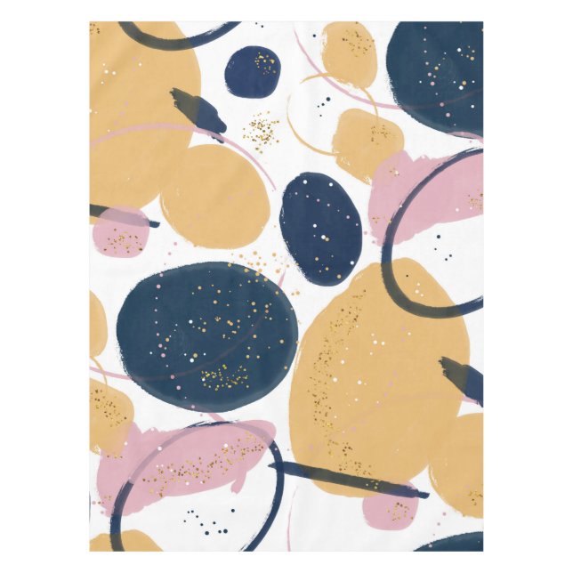 Nappe Un bleu rose branché révèle un art créatif Abstrai (Devant)