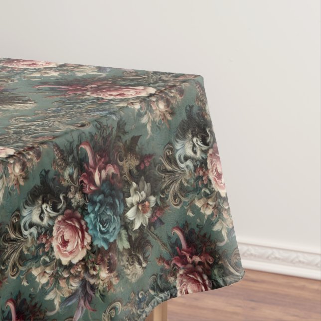 Nappe Un Dirge Dérangé - Motif Gothique Moyen (In Situ)