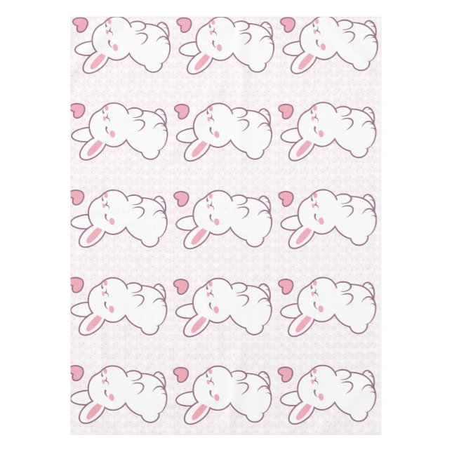 Nappe Un petit lapin fait de sentiments (Devant)