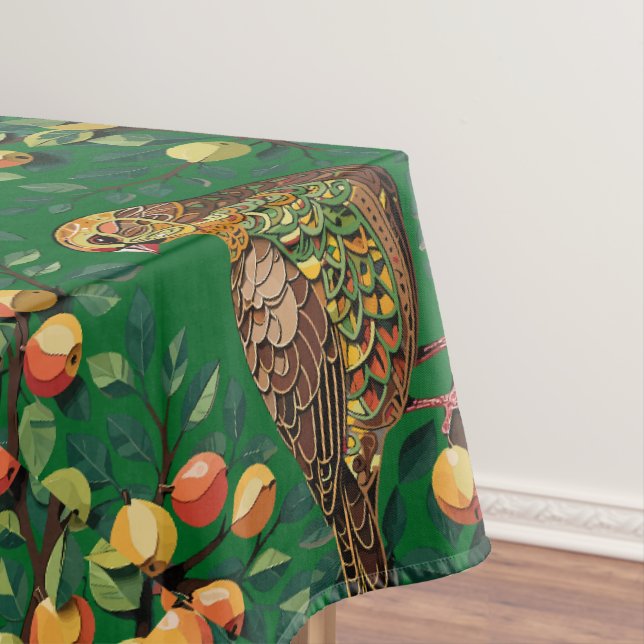 Nappe Un pochoir de perdrix dans un poirier  (In Situ)