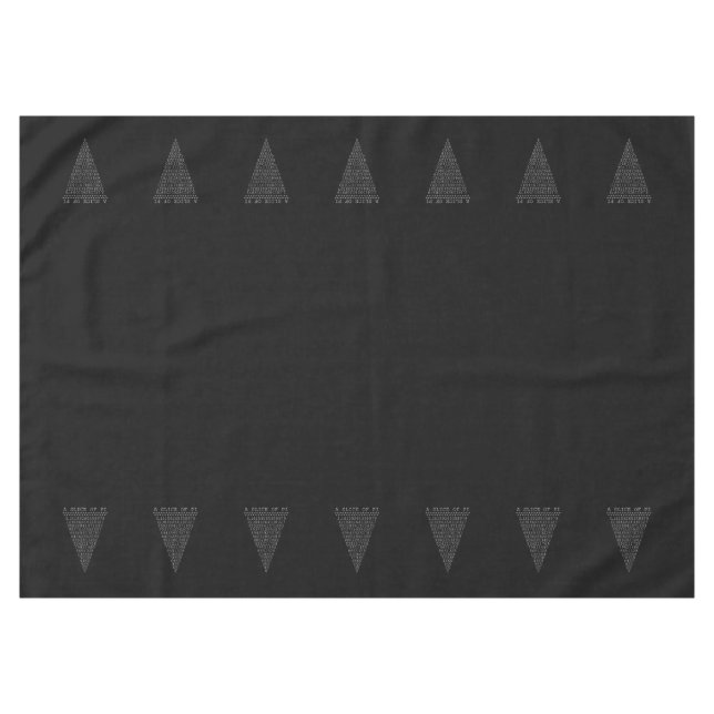 Nappe Un Triangle de Tranche de Pi (Devant (Horizontal))