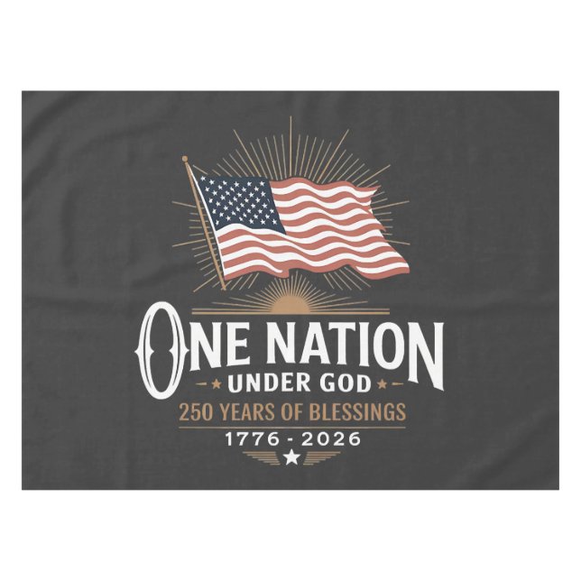 Nappe Une nation sous Dieu 250 ans de bénédictions (Devant (Horizontal))