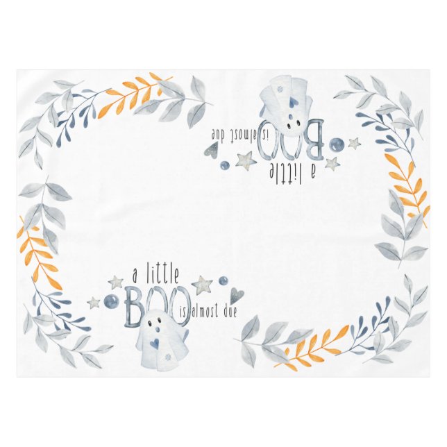 Nappe Une petite fantôme est presque arrivée Fête de Bab (Devant (Horizontal))