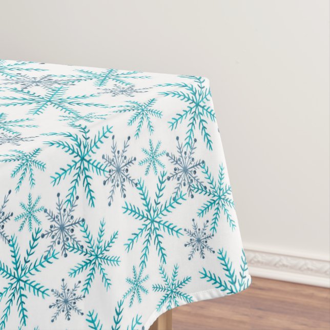 Nappe Vacances turquoises de motif de flocon de neige de (In Situ)