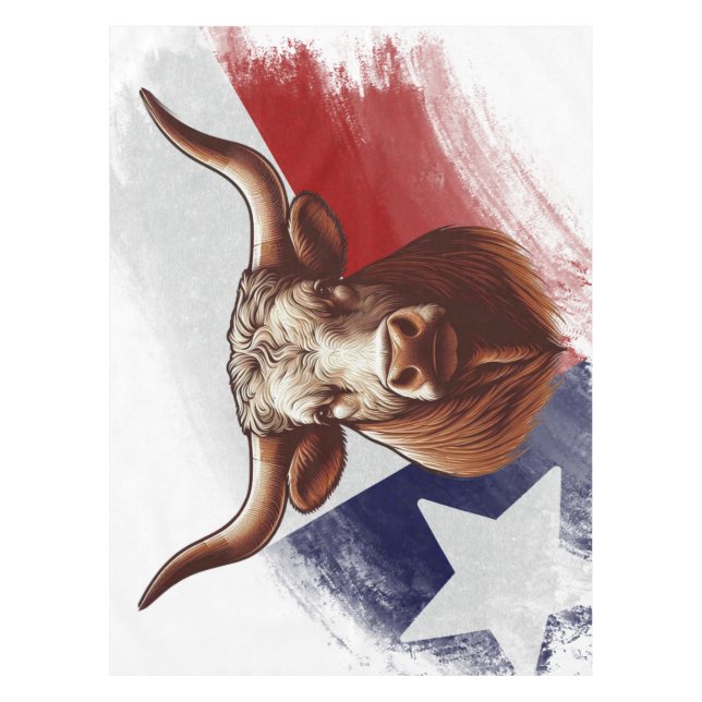 Nappe Vache longhorne du Texas (Devant)