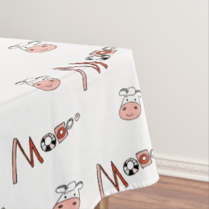 Nappe Vaches blanches Moo Agriculteurs
