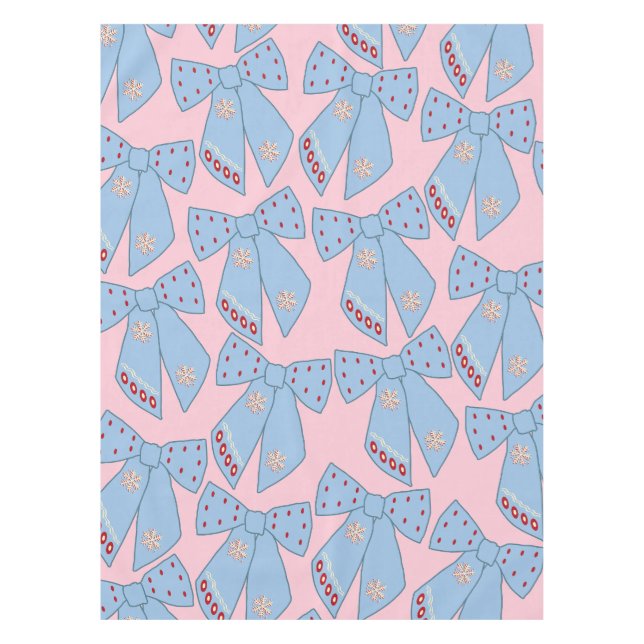 Nappe Vaches Roses Et Bleues (Devant)