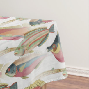 Nappe Vaisselle merveilleuse de poissons d'océan profon