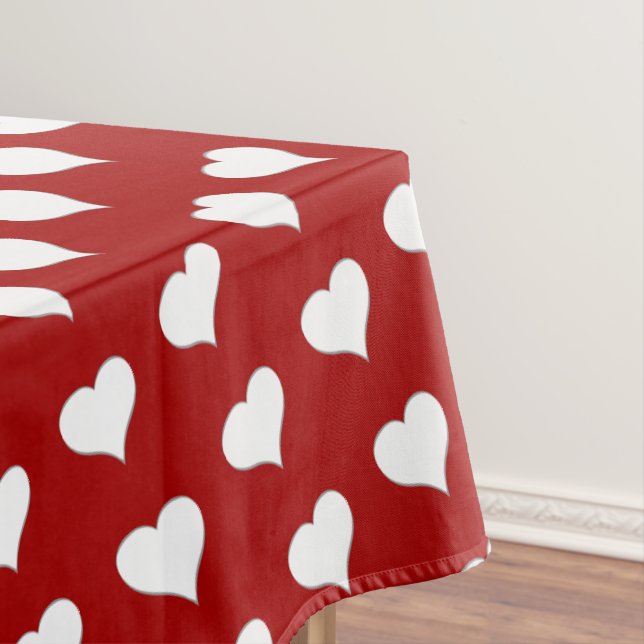 Nappe Valentine's Tablecloth Custom Valentine's Decor (In Situ)